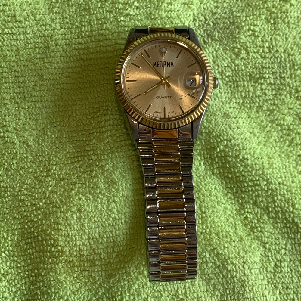 Medina 2 tone watch
